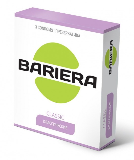 Классические презервативы Bariera Classic - 3 шт. - Bariera - купить с доставкой в Хабаровске