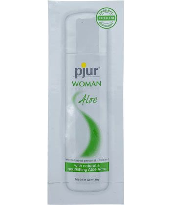Лубрикант на водной основе pjur WOMAN Aloe - 2 мл. - Pjur - купить с доставкой в Хабаровске