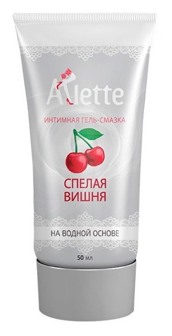 Интимная гель-смазка на водной основе Arlette  Спелая вишня  - 50 мл. - Arlette - купить с доставкой в Хабаровске