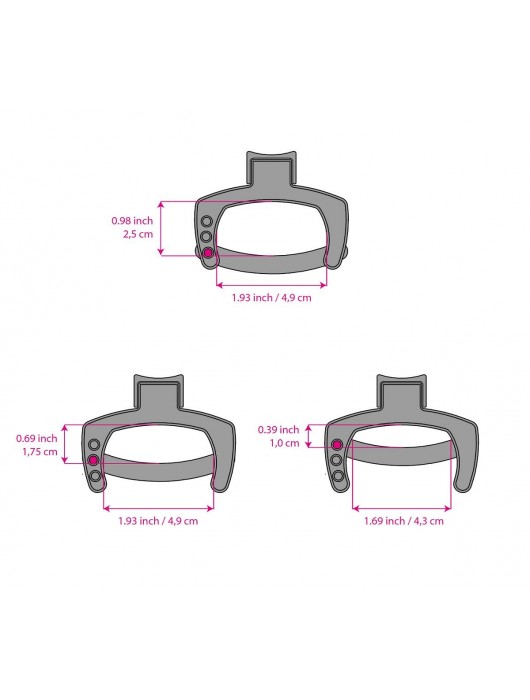Кольцо с зажимом для мошонки для пояса верности Pubic Enemy - MyStim - купить с доставкой в Хабаровске
