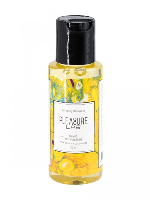 Массажное масло Pleasure Lab Refreshing с ароматом манго и мандарина - 50 мл. - Pleasure Lab - купить с доставкой в Хабаровске