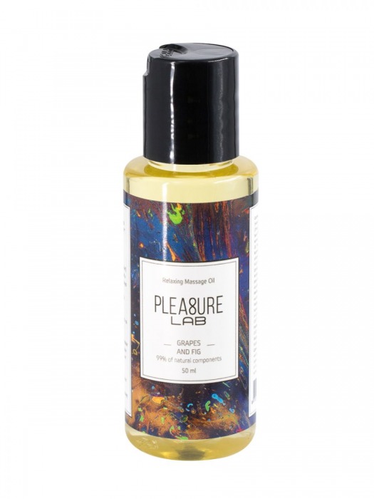Массажное масло Pleasure Lab Relaxing с ароматом винограда и инжира - 50 мл. - Pleasure Lab - купить с доставкой в Хабаровске