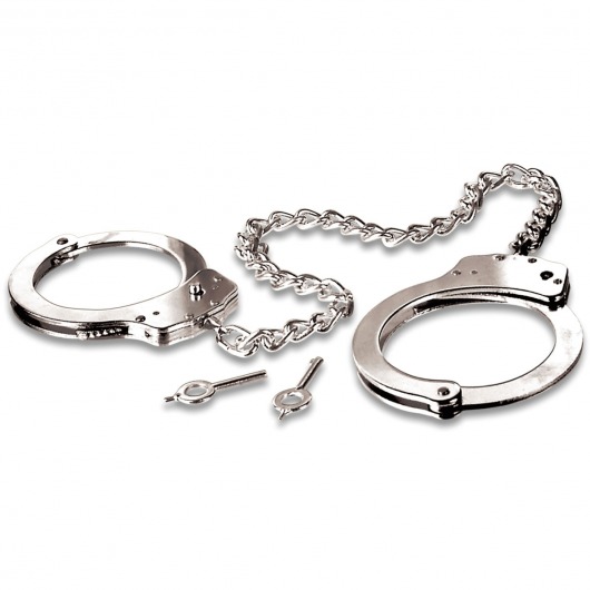 Металлические наручники Metal Leg Cuffs - Pipedream - купить с доставкой в Хабаровске