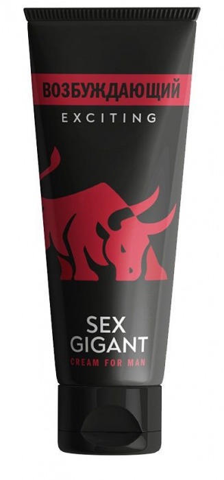 Возбуждающий крем для мужчин Sex Gigant - 80 мл. - Миагра - купить с доставкой в Хабаровске