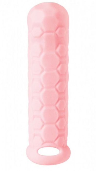 Розовый фаллоудлинитель Homme Long - 15,5 см. - Lola Games - в Хабаровске купить с доставкой