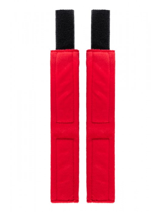 Красно-черные велюровые оковы Anonymo - ToyFa - купить с доставкой в Хабаровске