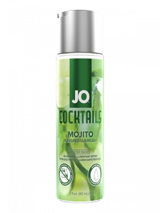 Вкусовой лубрикант на водной основе JO Cocktails Mojito - 60 мл. - System JO - купить с доставкой в Хабаровске