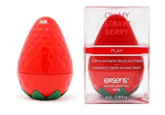 Крем для стимуляции сосков Oh My Strawberry - 8 мл. - Exsens - купить с доставкой в Хабаровске