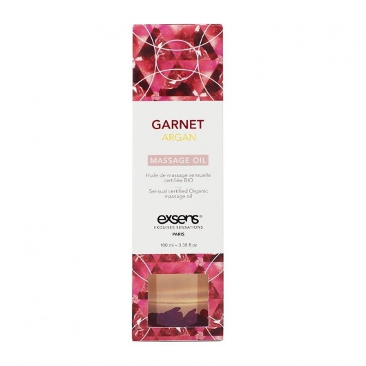 Органическое массажное масло GARNET ARGAN - 100 мл. - Exsens - купить с доставкой в Хабаровске