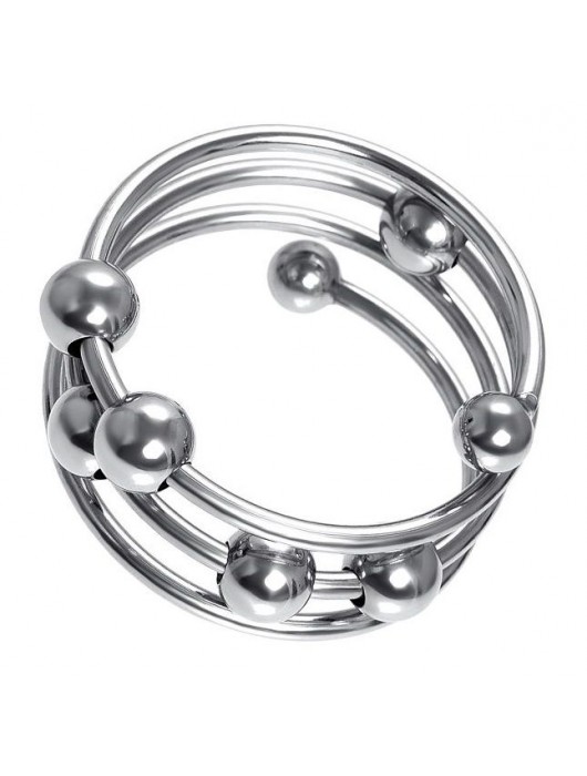 Большое металлическое кольцо под головку пениса - ToyFa - купить с доставкой в Хабаровске