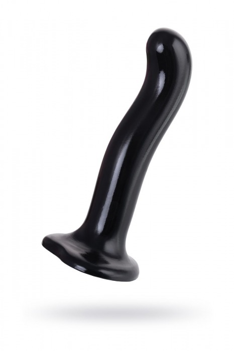 Черный стимулятор для пар P G-Spot Dildo Size L - 19 см. - Strap-on-me - в Хабаровске купить с доставкой