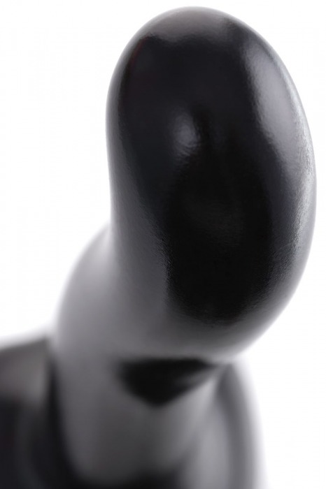 Черный стимулятор для пар P G-Spot Dildo Size L - 19 см. - Strap-on-me - в Хабаровске купить с доставкой