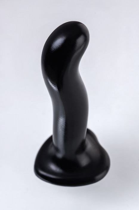 Черный стимулятор для пар P G-Spot Dildo Size L - 19 см. - Strap-on-me - в Хабаровске купить с доставкой