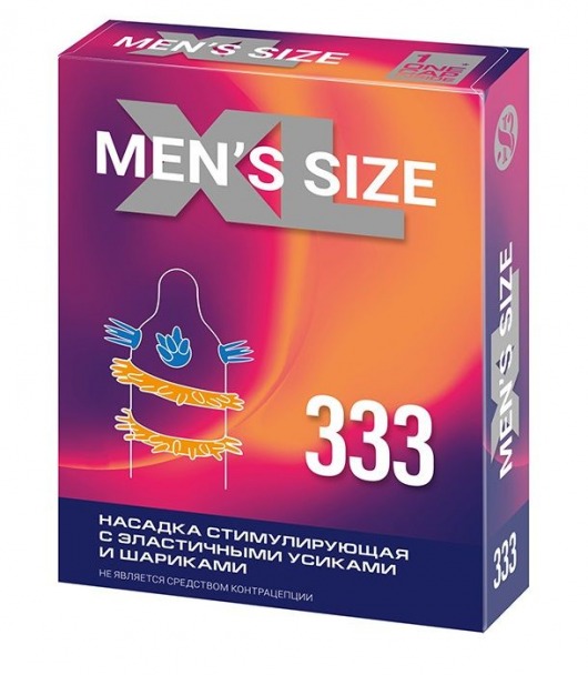 Стимулирующая насадка на пенис MEN SIZE 333 - Sitabella - в Хабаровске купить с доставкой