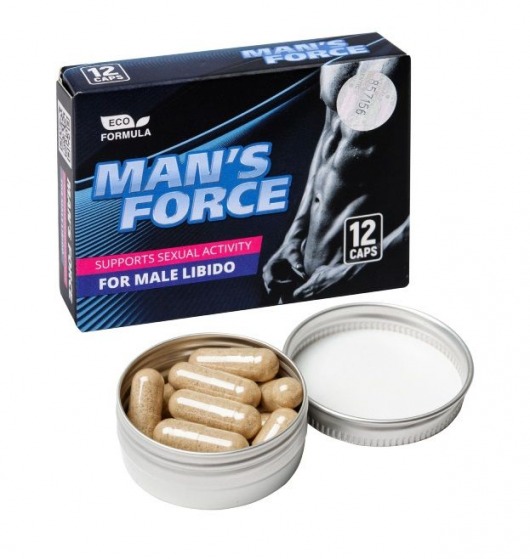 Пищевой концентрат для мужчин MANS FORCE  - 12 капсул - Sitabella - купить с доставкой в Хабаровске