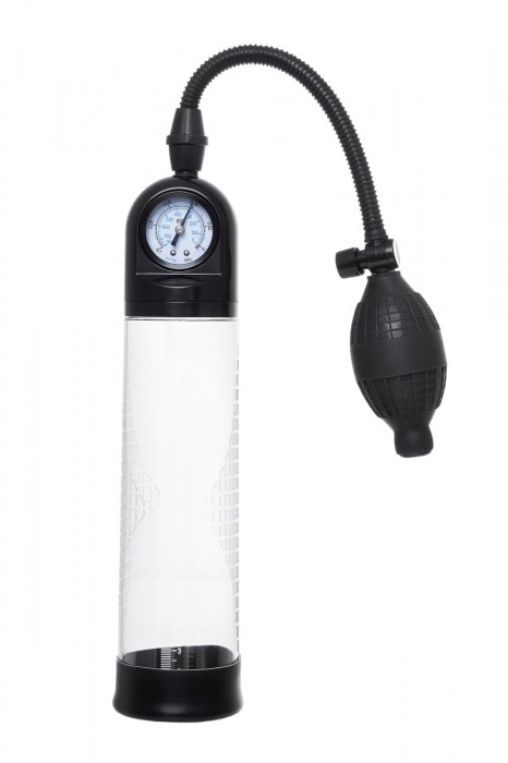 Прозрачная механическая помпа Roald с манометром - Sexus - в Хабаровске купить с доставкой