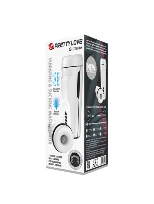 Вибромастурбатор Sienna с функцией всасывания - Baile - в Хабаровске купить с доставкой
