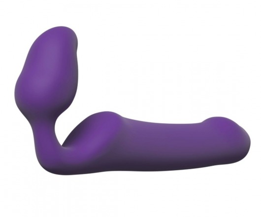 Фиолетовый безремневой страпон Queens L - Adrien Lastic - купить с доставкой в Хабаровске