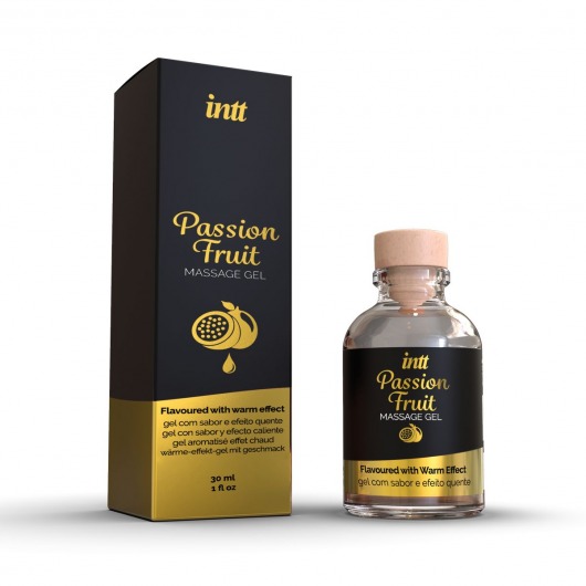 Массажный гель с ароматом маракуйи Passion Fruit - 30 мл. - INTT - купить с доставкой в Хабаровске