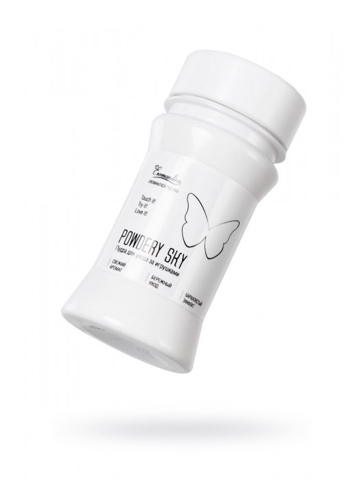 Пудра для ухода за игрушками Powdery Sky с ароматом мяты - 40 гр. - Eromantica - купить с доставкой в Хабаровске