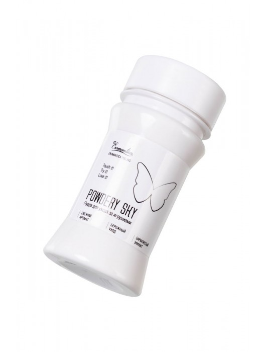 Пудра для ухода за игрушками Powdery Sky с ароматом мяты - 40 гр. - Eromantica - купить с доставкой в Хабаровске