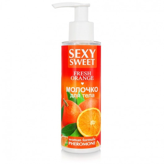 Молочко для тела с феромонами и ароматом апельсина Sexy Sweet Fresh Orange - 150 гр. -  - Магазин феромонов в Хабаровске