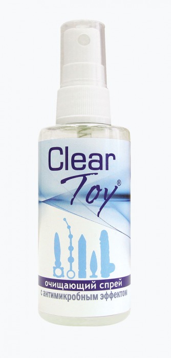 Очищающий спрей Clear Toy с антимикробным эффектом - 100 мл. - Биоритм - купить с доставкой в Хабаровске