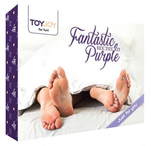 Эротический набор FANTASTIC PURPLE SEX TOY KIT - Toy Joy - купить с доставкой в Хабаровске