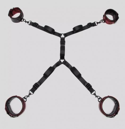 Изысканный набор фиксаций на кровати Reversible Under Mattress Restraint Set - Fifty Shades of Grey - купить с доставкой в Хабаровске