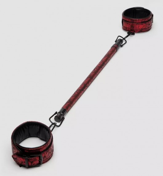 Распорка для ног Reversible Restraint Bar with Cuffs - Fifty Shades of Grey - купить с доставкой в Хабаровске