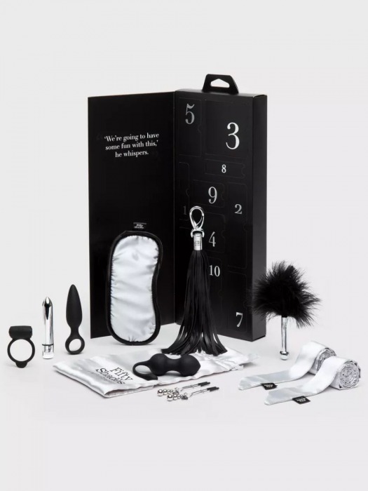Эротический набор Pleasure Overload 10 Days of Play Gift Set - Fifty Shades of Grey - купить с доставкой в Хабаровске