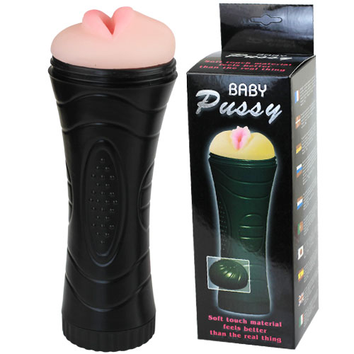 Мастурбатор-ротик  Baby Pussy в колбе без вибрации - Baile - в Хабаровске купить с доставкой