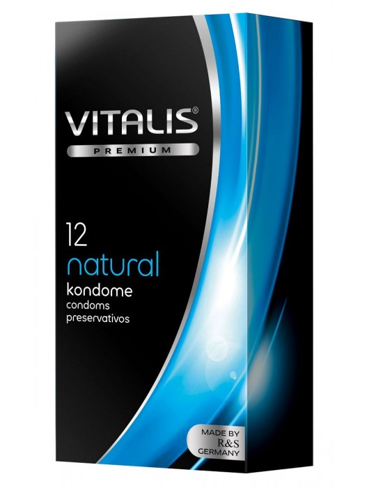 Классические презервативы VITALIS PREMIUM natural - 12 шт. - Vitalis - купить с доставкой в Хабаровске