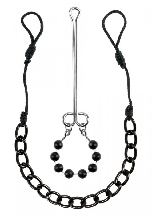 Интимные украшения с бусинами NIPPLE   CLIT JEWELRY - Pipedream - купить с доставкой в Хабаровске