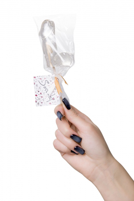 Прозрачный леденец в форме фаллоса со вкусом пина колады - Sosuчki - купить с доставкой в Хабаровске