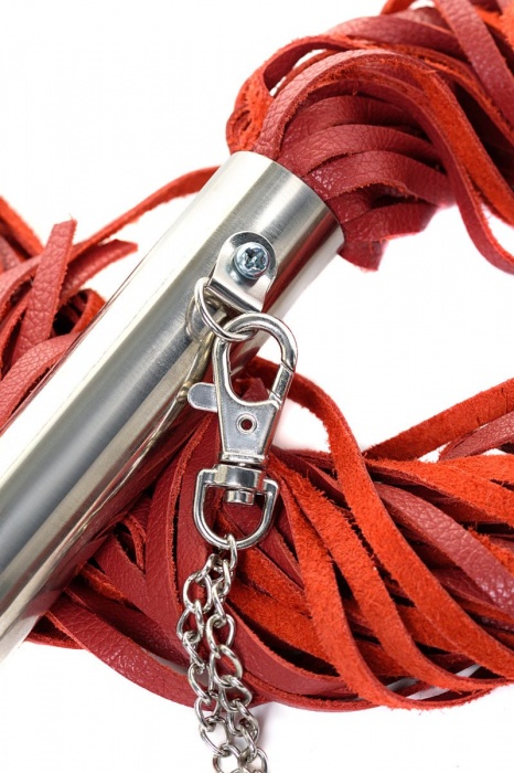 Красная кожаная плеть - ToyFa - купить с доставкой в Хабаровске