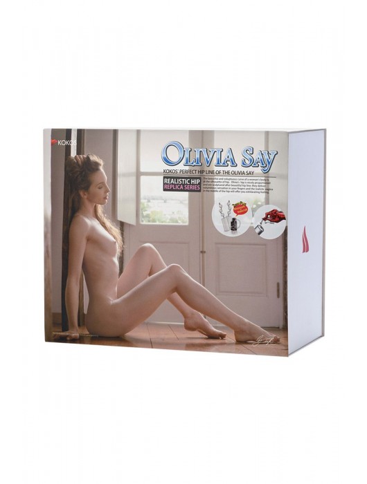 Вибрирующий мастурбатор-полуторс Olivia Say: вагина и анус - KOKOS - в Хабаровске купить с доставкой