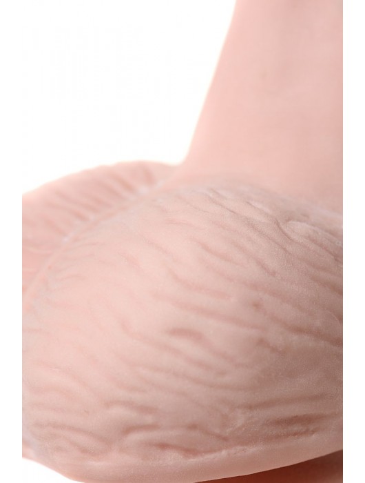 Телесный реалистичный фаллоимитатор на присоске Paul - 19 см. - ToyFa