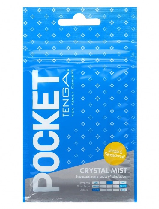 Карманный мастурбатор Crystal Mist - Tenga - в Хабаровске купить с доставкой