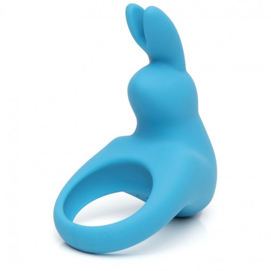 Голубое эрекционное виброкольцо Happy Rabbit Rechargeable Rabbit Cock Ring - Happy Rabbit - в Хабаровске купить с доставкой