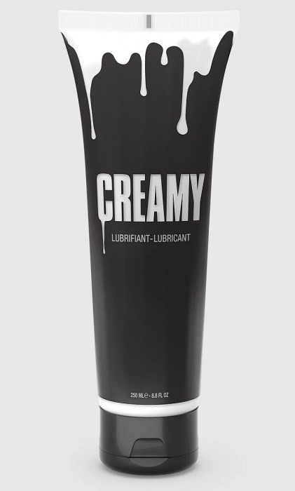 Смазка на водной основе Creamy с консистенцией спермы - 250 мл. - Strap-on-me - купить с доставкой в Хабаровске
