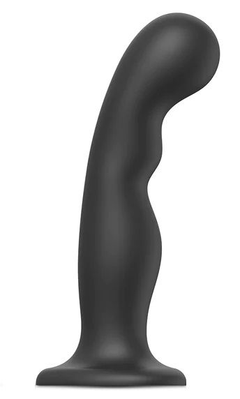 Черная насадка Strap-On-Me Dildo Plug P G size XXL - Strap-on-me - купить с доставкой в Хабаровске