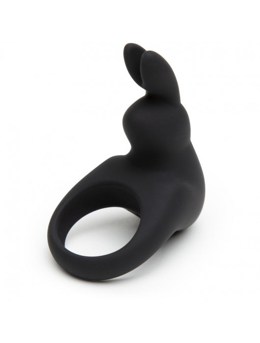 Черное эрекционное виброкольцо Happy Rabbit Rechargeable Rabbit Cock Ring - Happy Rabbit - в Хабаровске купить с доставкой