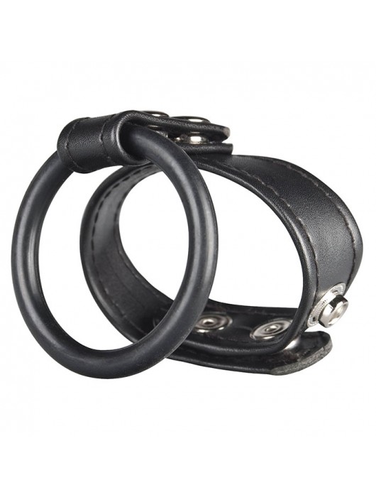 Двойное кольцо выносливости на пенис DUAL STAMINA RING - BlueLine - в Хабаровске купить с доставкой