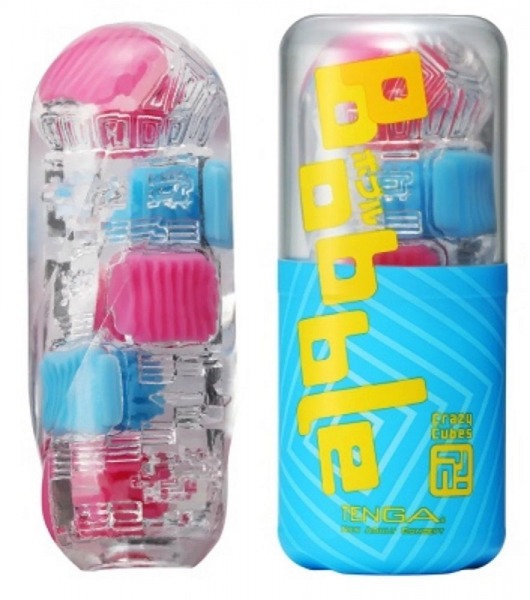 Мастурбатор Tenga Bobble Crazy Cubes - Tenga - в Хабаровске купить с доставкой