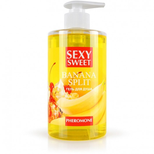 Гель для душа Sexy Sweet Banana Split с ароматом банана и феромонами - 430 мл. -  - Магазин феромонов в Хабаровске