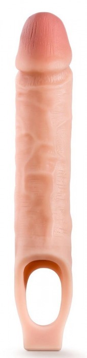 Телесная насадка на пенис 10 Inch Cock Sheath Extender - 25 см. - Blush Novelties - в Хабаровске купить с доставкой
