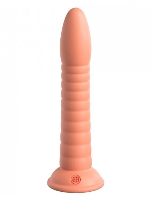 Телесный фаллоимитатор на присоске Wild Thing - 19,7 см. - Pipedream