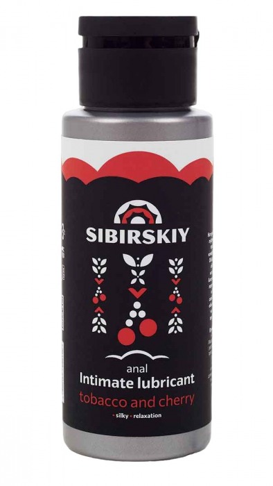 Анальный лубрикант на водной основе SIBIRSKIY с ароматом вишни и табака - 100 мл. - Sibirskiy - купить с доставкой в Хабаровске