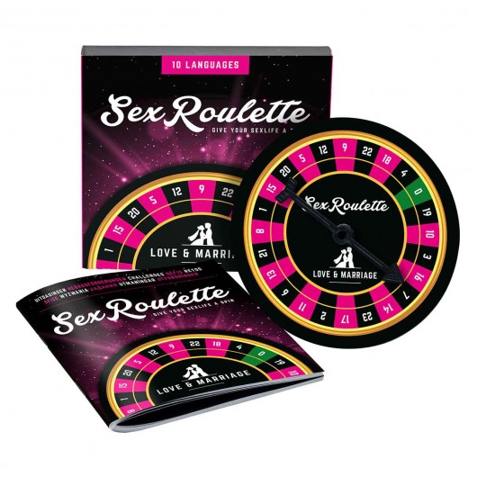 Настольная игра-рулетка Sex Roulette Love   Marriage - Tease&Please - купить с доставкой в Хабаровске